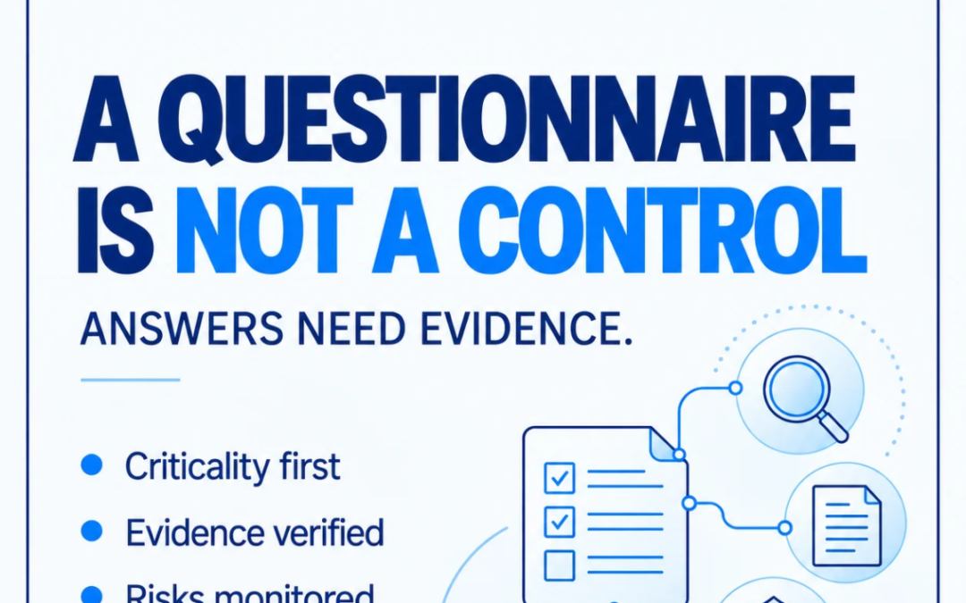 Supplier Assessment in Information Security: Why a Questionnaire Isn’t Enough