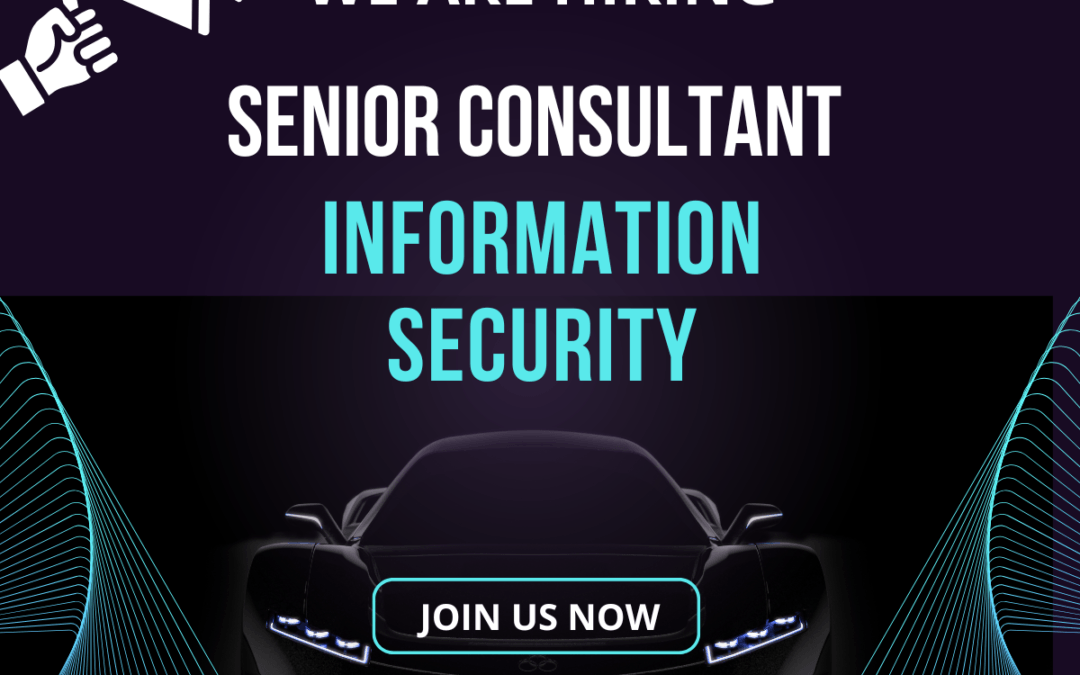 Senior Information Security Consultant wanted