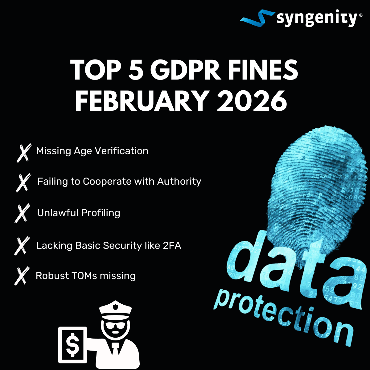 GDPR fines in February 2026